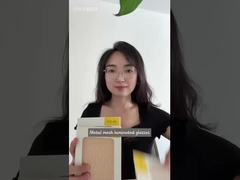 برنج و فولاد ضد زنگ فلزی شیشه لایه دار برای رنگ های سفارشی