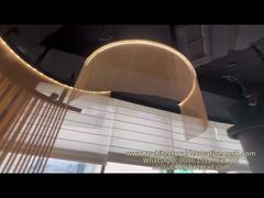 نمایش پرده های توری فلزی معماری برای نسخه نمایشی رستوران Doorway