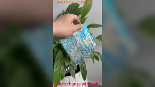 پرده های فلزی رنگارنگ پنجره های فلزی تزئینی مش سیمی شیب رنگ محو رنگ