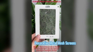 مش فلزی بافته شده سیم مش تزئینی پارتیشن اتاق پنجره صفحه نمایش حشرات