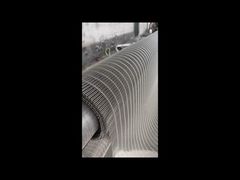صحنه های تولید کارخانه معتبر توری بافته شده فلزی