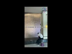 شات واقعی از پرده آب مش فلزی در منطقه تجاری