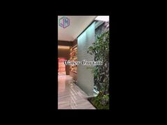 پرده آب مش فلزی شفاف جریان آب