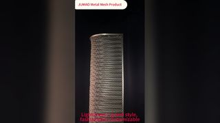 صفحه پارتیشن منحنی منحنی مش فلزی تزئینی مارپیچی