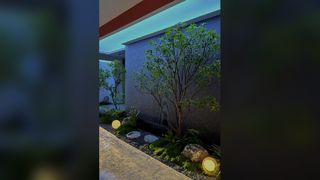پرده آب پذیرایی لوکس فضا را بالا می برد