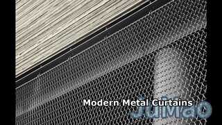 پرده های فلزی کویل طراحی مدرن