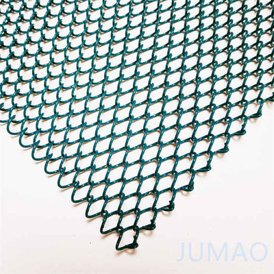 40ft انعطاف پذیر سیم فلزی شبک پرده های روبه رو چمن سبز