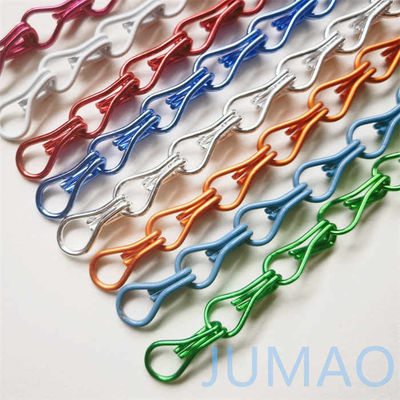 35x83 اینچ زنجیر لینک پرواز صفحه نمایش فلزی زنجیر لینک درب پرده