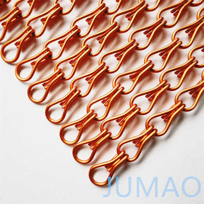 فروش زنجیره ای نارنجی فلی کرتن حصار پنجره موج دار