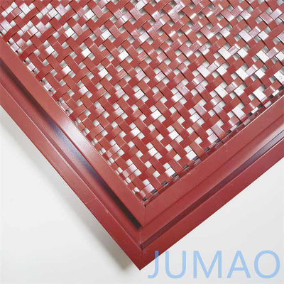 درب کابینت سوراخ مربع ورودی سیم فلزی میش ODM