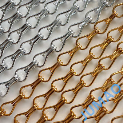 حفاظت از آفتاب از نماها اثر چشمگیری ایجاد زنجیره فلزی تقسیم کننده اتاق