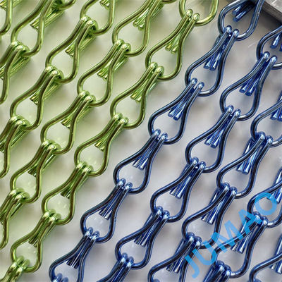 ایجاد محیط خارق العاده ای از آلومینیوم آلیاژ زنجیر پرده های جایگزین آویزان مسیر