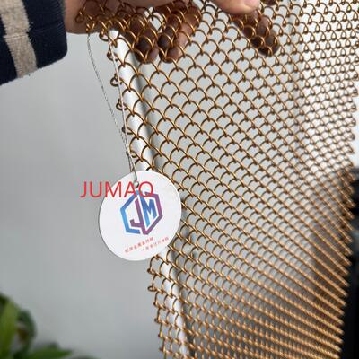 آثار هنری ميش فلزی تزئینی پوشش آسانسور ميش فلزی با بافت معماری