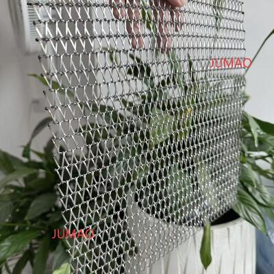 Colored Stainless Steel Spiral Metal Mesh with Customizable Dimensions for Durable and Corrosion Resistant Architectural Applications